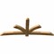 Ekena Millwork Davenport Rough Sawn Timber Gable Bracket, Western Red Cedar, 108"W x 45"H x 4"D x 6"F, 10/12 Pitch GBW108X45X0406DAV00RWR - alternate 3